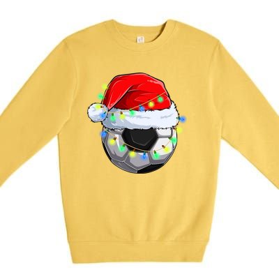 Soccer Christmas Holiday Gift Premium Crewneck Sweatshirt