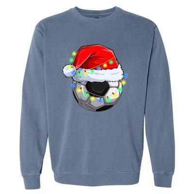 Soccer Christmas Holiday Gift Garment-Dyed Sweatshirt