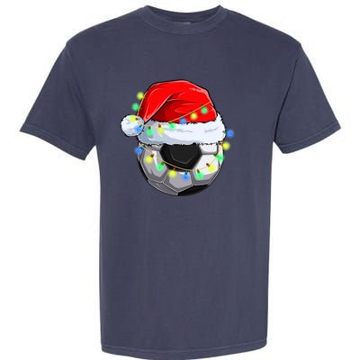 Soccer Christmas Holiday Gift Garment-Dyed Heavyweight T-Shirt