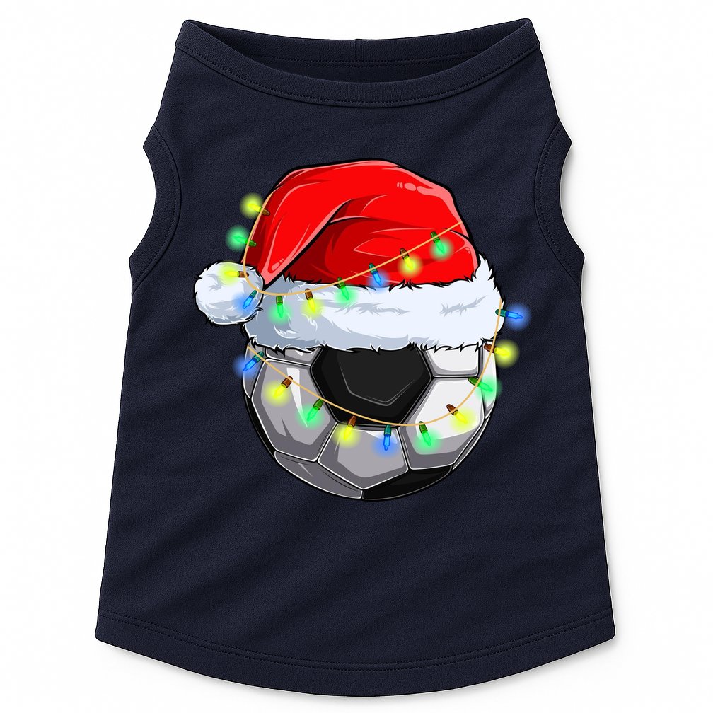 Soccer Christmas Holiday Gift Doggie Tank