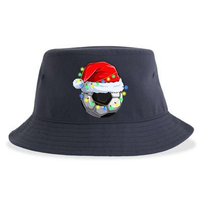 Soccer Christmas Holiday Gift Sustainable Bucket Hat