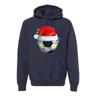 Soccer Christmas Holiday Gift Premium Hoodie