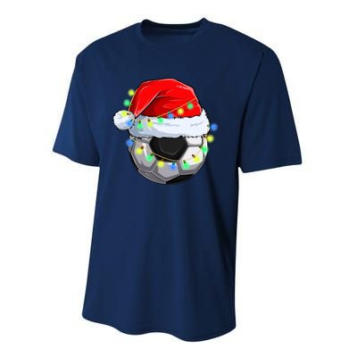 Soccer Christmas Holiday Gift Performance Sprint T-Shirt