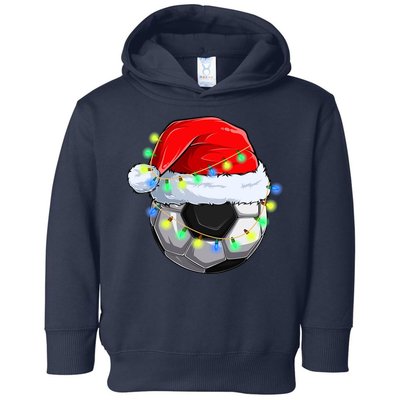 Soccer Christmas Holiday Gift Toddler Hoodie