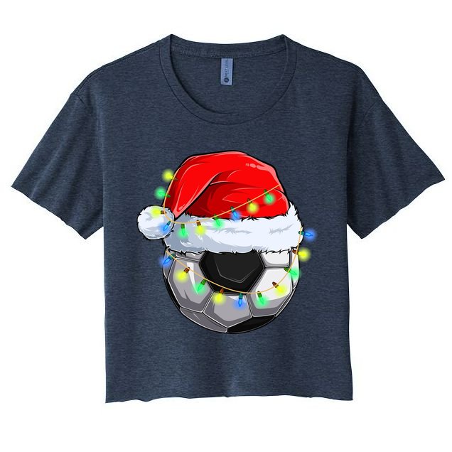 Soccer Christmas Holiday Gift Crop Top