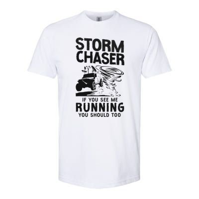 Storm Chaser Hurricane Meteorology Tornado Storm Chaser If Softstyle® CVC T-Shirt