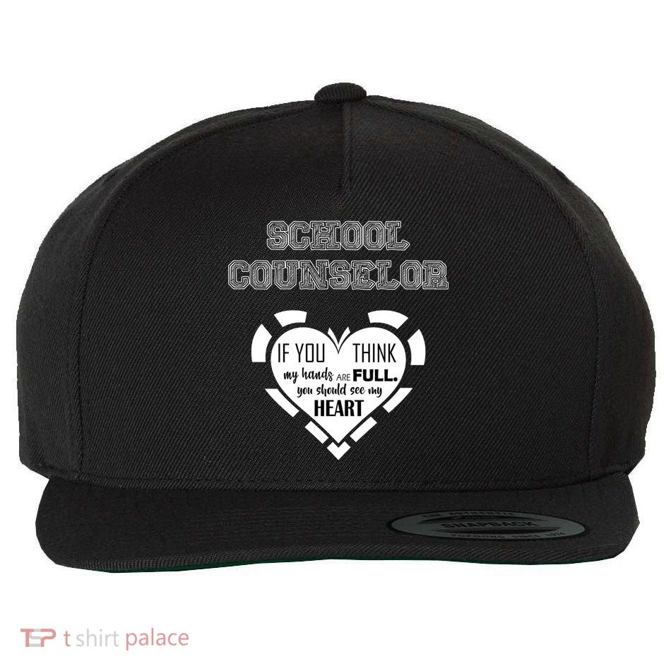 School Counselor  Wool Snapback Cap