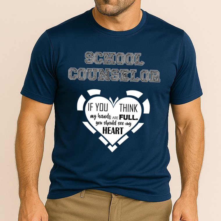 School Counselor  Cooling Performance Crew T-Shirt
