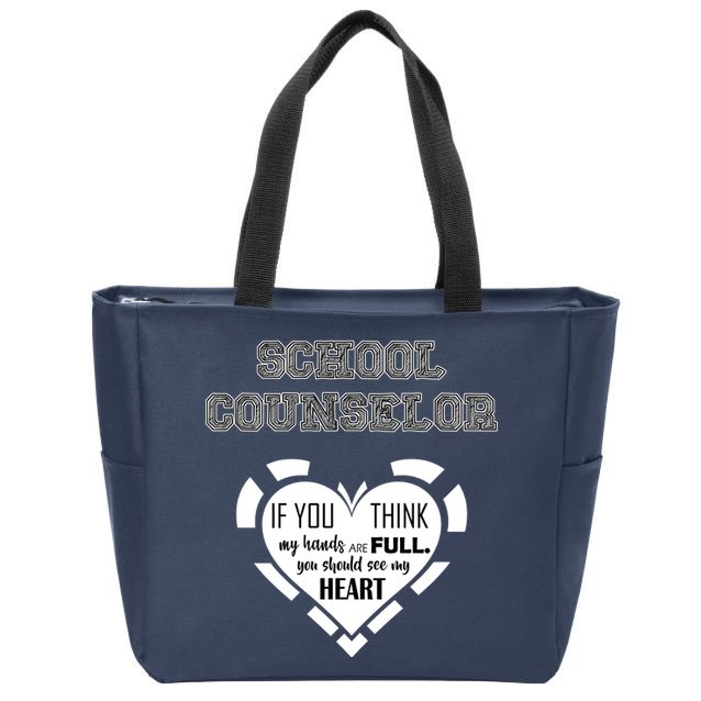 School Counselor  Zip Tote Bag