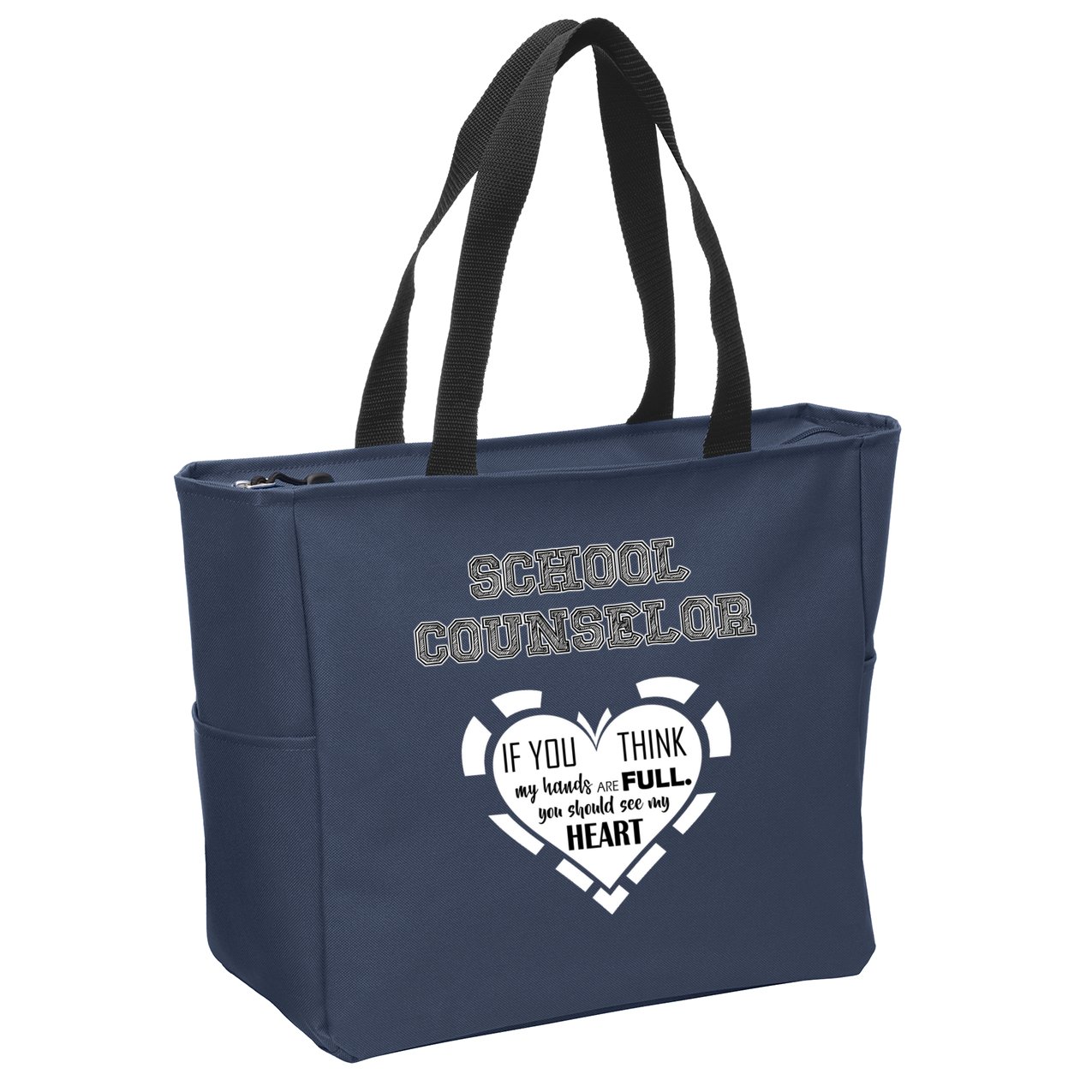 School Counselor  Zip Tote Bag