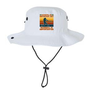 School Is Important But Baseball Is Importanter Legacy Cool Fit Booney Bucket Hat