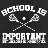 School Is Important But Lacrosse Is Importanter 15oz Campfire Ceramic Mug