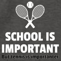 School Is important But Tennis Is Importanter Vector Backpack