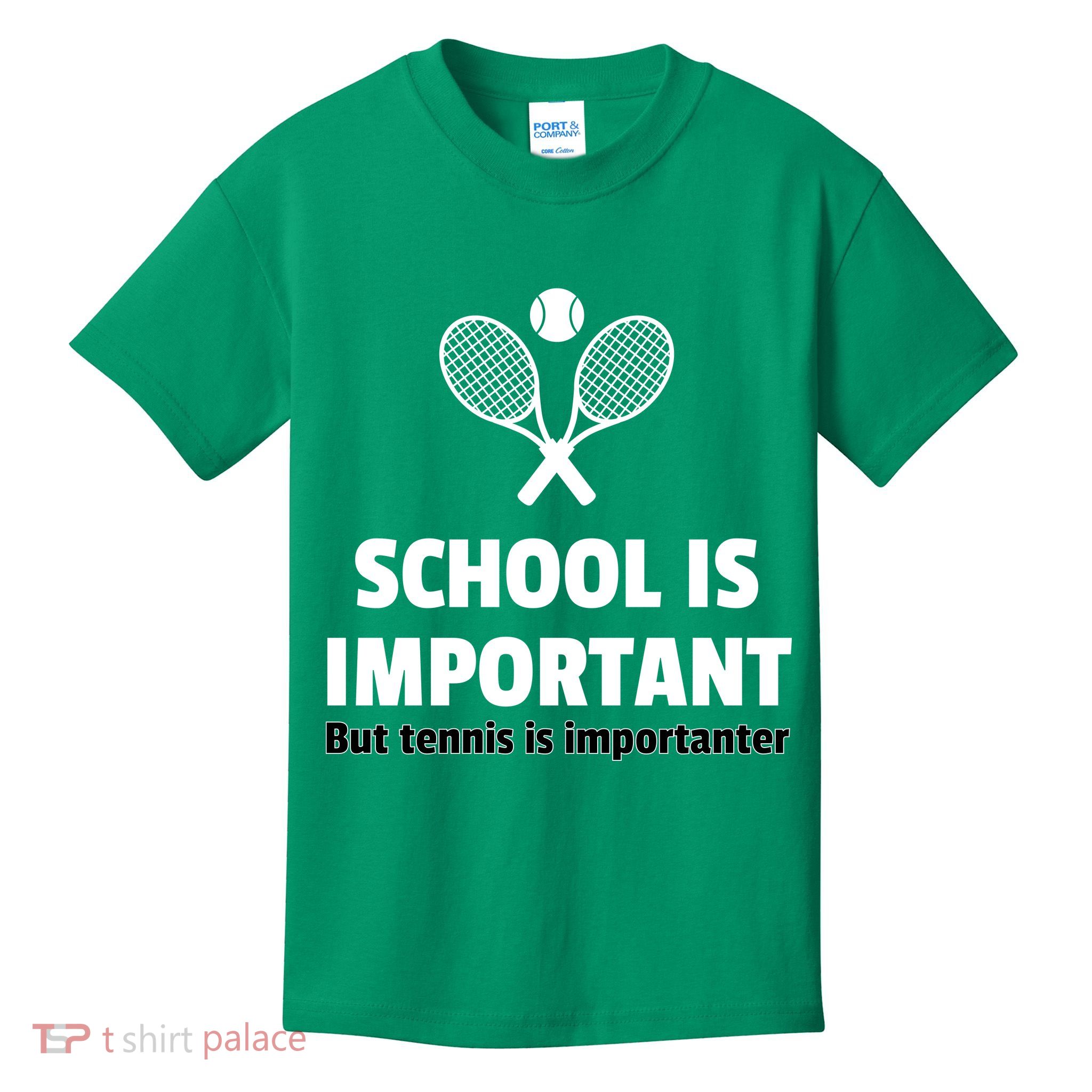 School Is important But Tennis Is Importanter Kids T-Shirt
