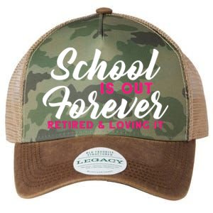 School Is Out Forever Retired Legacy Tie Dye Trucker Hat