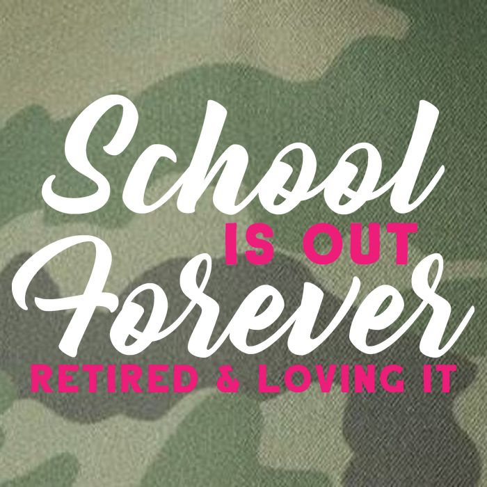 School Is Out Forever Retired Legacy Tie Dye Trucker Hat