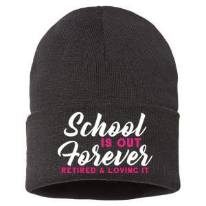 School Is Out Forever Retired Sustainable Knit Beanie