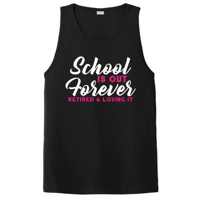 School Is Out Forever Retired PosiCharge Competitor Tank