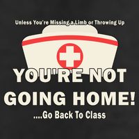 School Nurse Go Back To Class Adult Drive Performance Visor