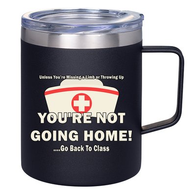 School Nurse Go Back To Class 12oz Stainless Steel Coffee Mug