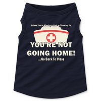 School Nurse Go Back To Class Doggie Tank