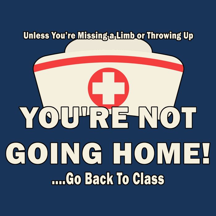 School Nurse Go Back To Class Doggie Tank