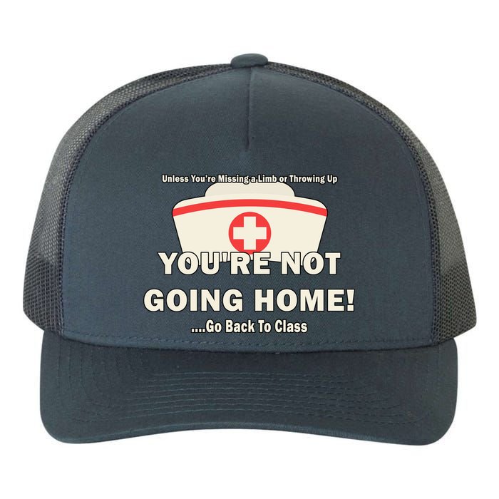 School Nurse Go Back To Class Yupoong Adult 5-Panel Trucker Hat