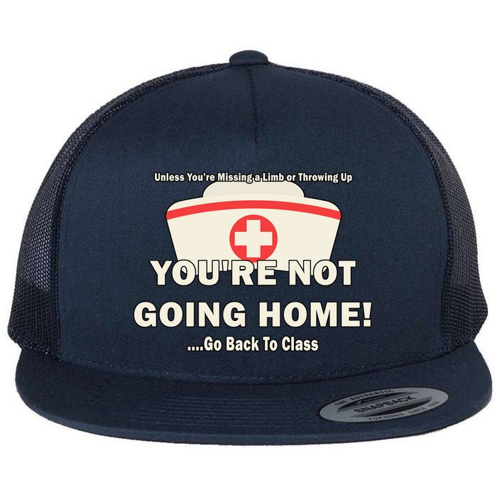 School Nurse Go Back To Class Flatbill Hat