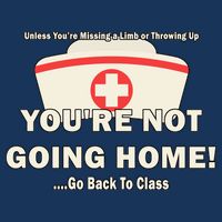 School Nurse Go Back To Class Flatbill Hat