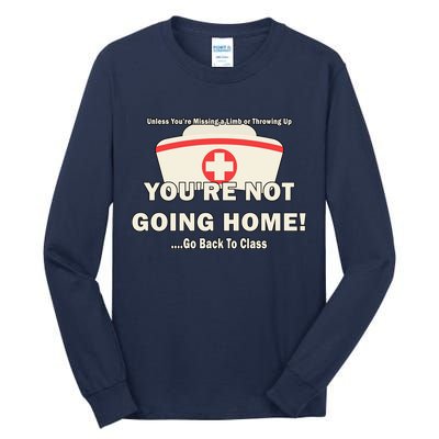 School Nurse Go Back To Class Tall Long Sleeve T-Shirt