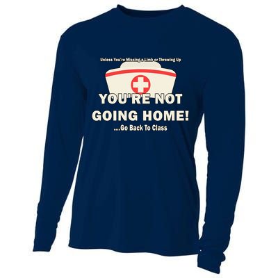 School Nurse Go Back To Class Cooling Performance Long Sleeve Crew