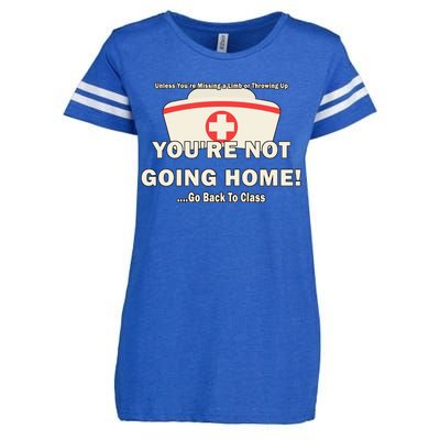 School Nurse Go Back To Class Enza Ladies Jersey Football T-Shirt