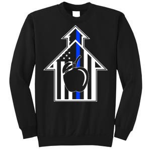 School Police Blue Thin Line Sweatshirt