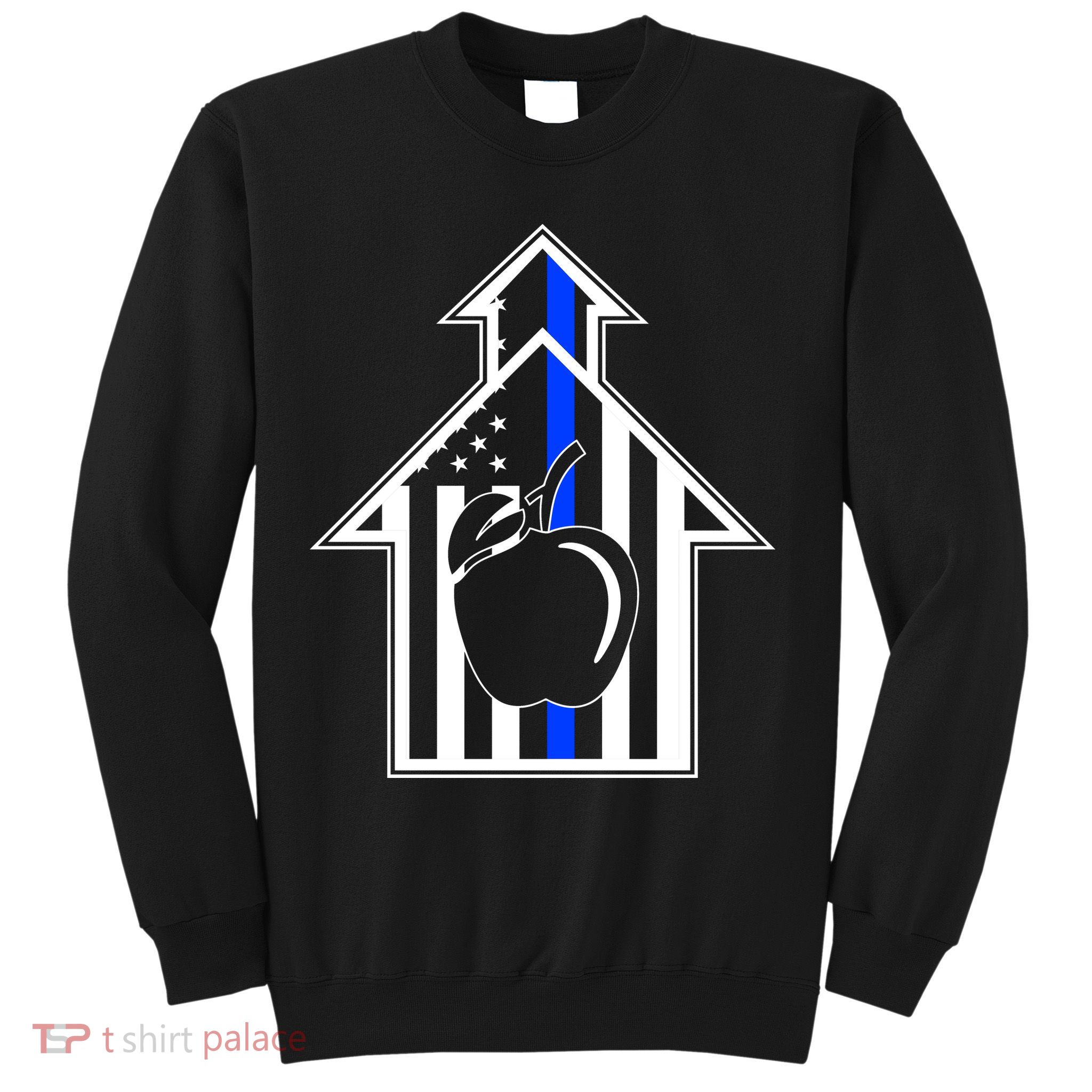 School Police Blue Thin Line Sweatshirt