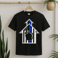 School Police Blue Thin Line T-Shirt
