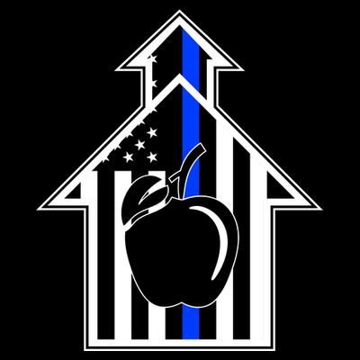 School Police Blue Thin Line T-Shirt