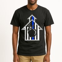 School Police Blue Thin Line Tall T-Shirt