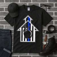 School Police Blue Thin Line Tall T-Shirt
