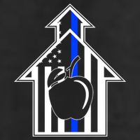 School Police Blue Thin Line Beanie