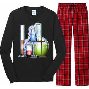 School Science Beakers Long Sleeve Pajama Set