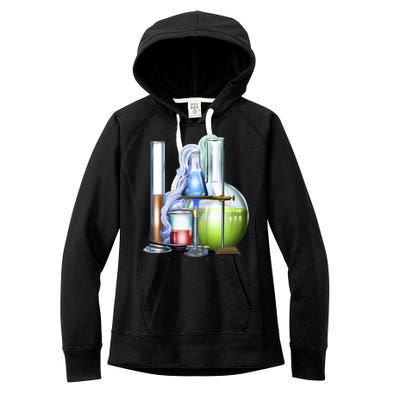 School Science Beakers Women's Fleece Hoodie