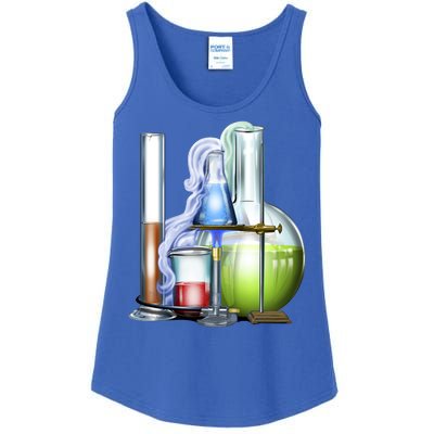 School Science Beakers Ladies Essential Tank