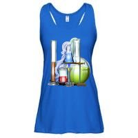 School Science Beakers Ladies Essential Flowy Tank