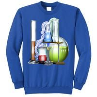 School Science Beakers Tall Sweatshirt