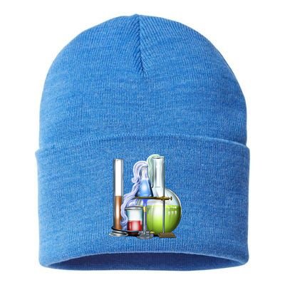 School Science Beakers Sustainable Knit Beanie
