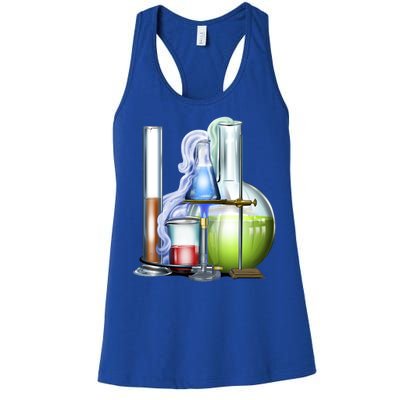 School Science Beakers Women's Racerback Tank