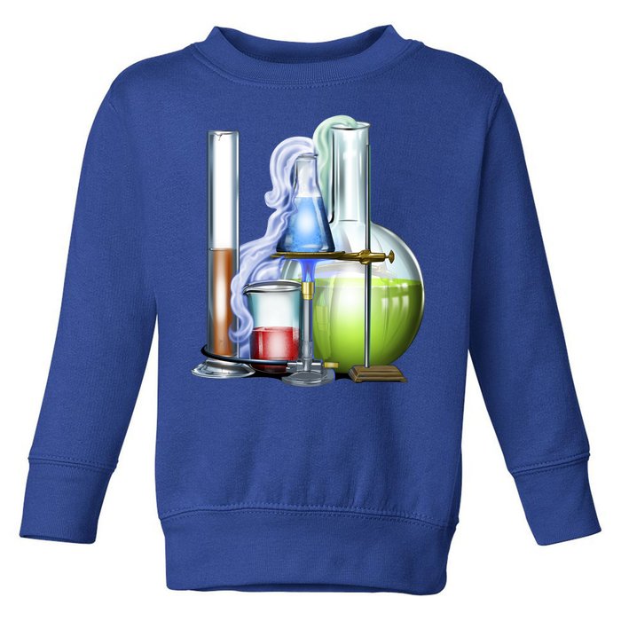 School Science Beakers Toddler Sweatshirt