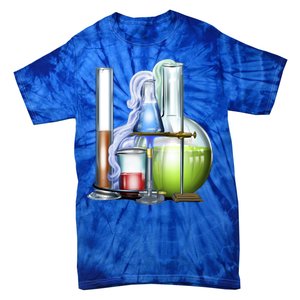 School Science Beakers Tie-Dye T-Shirt