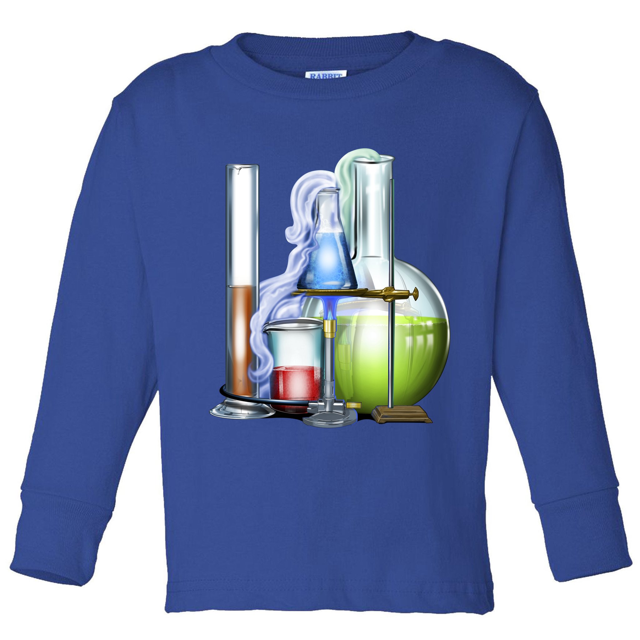 School Science Beakers Toddler Long Sleeve Shirt