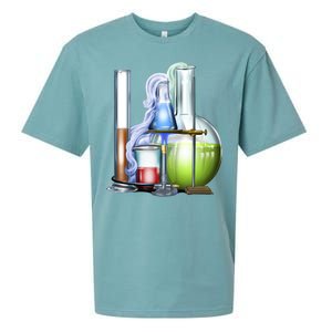 School Science Beakers Sueded Cloud Jersey T-Shirt